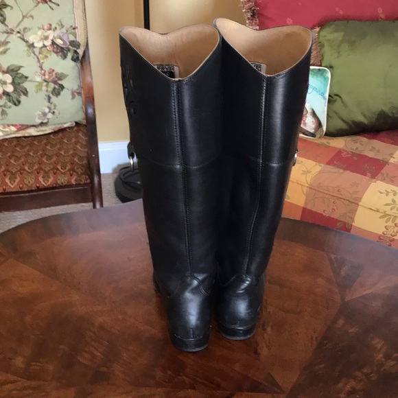 Frye Logo Boots Size 7 - Picture 6 of 8